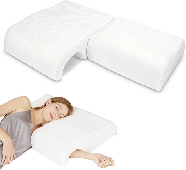 Memory Foam Pillow for Couples Adjustable Cube Cuddle Pillow anti Pressure