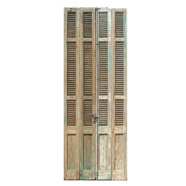 Set of Antique 44" Wood Shutters, Late 1800's, NSHR52