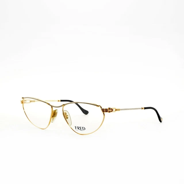 FRED OCCHIALI da vista vintage in metallo tondi unisex OURAGAN