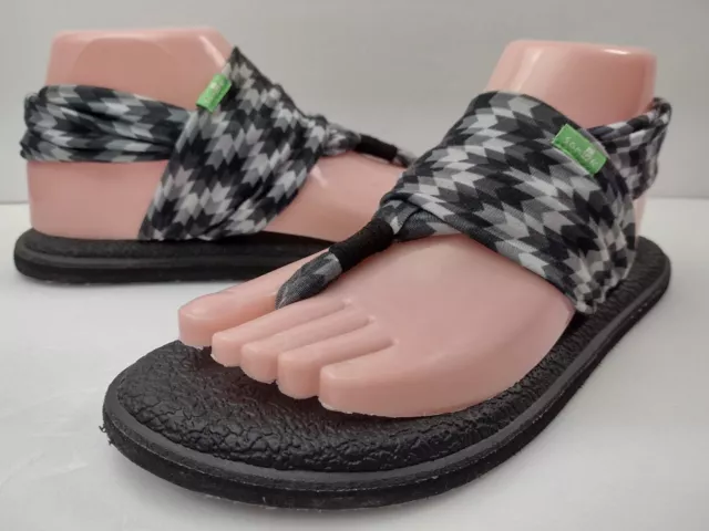Sanuk 1100697 Yoga Sling 2 Prints Women's Sand Harbor Navy 8M Sandals