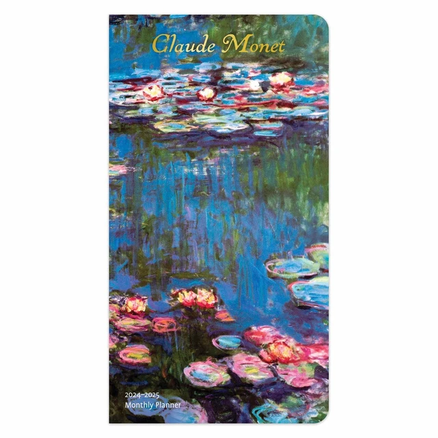 CLAUDE SLIM Monthly Diary 2024 2025 Art Month To View £7.98