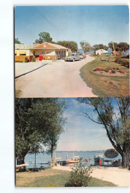 Valley Motel Lake Winnebago Fond Du Lac Wisconsin WI Chrome Postcard Unposted