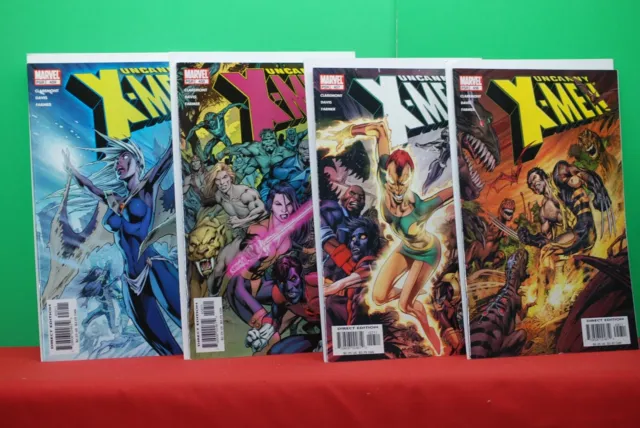 4 New  UNCANNY X-MEN #456-457-458-459/ Marvel / All Unread