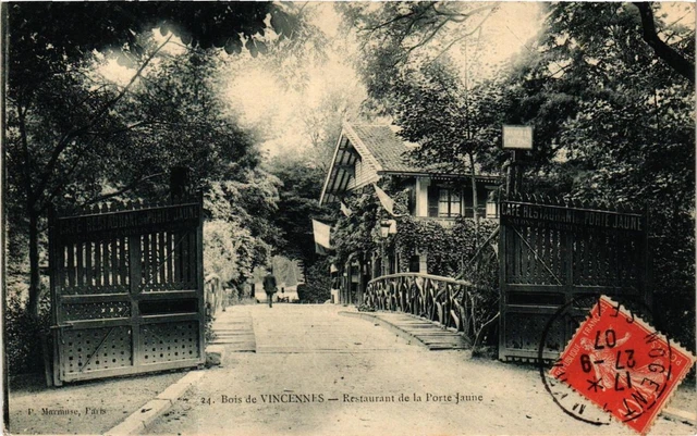 CPA PARIS 12th Bois de Vincennes. Restaurant de la Porte Jaune (241421)