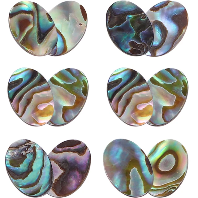12 piezas Pendientes Hágalo usted mismo Accesorios Forma Ovalada Dijes Pulsera Collar Joyería