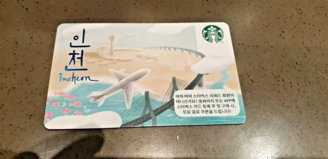 Starbucks card korea Incheon City Card