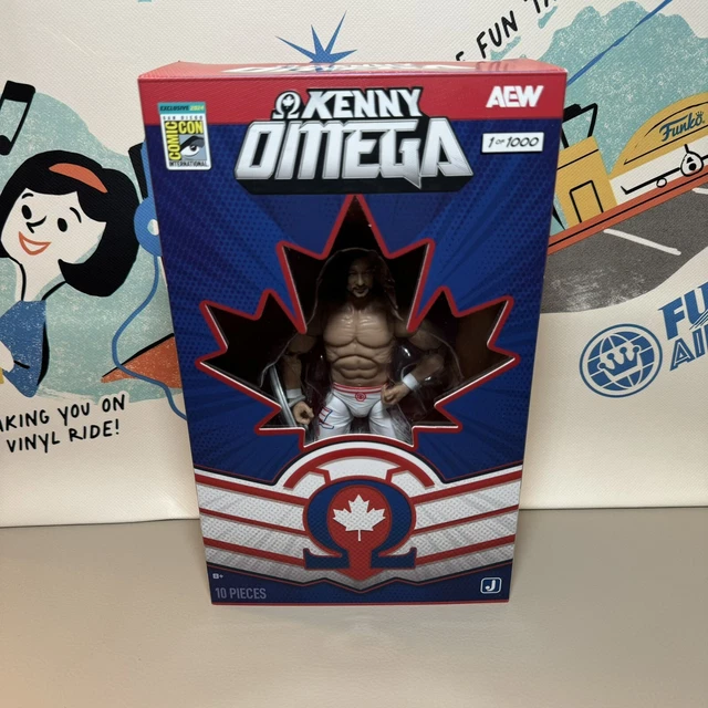 FIGURINE ARTICULÉE JAZWARES 2024 exclusive SDCC AEW Kenny Omega limitée 1000 EUR 132,65