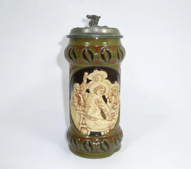 Jugendstil Bierkrug Krug um 1900