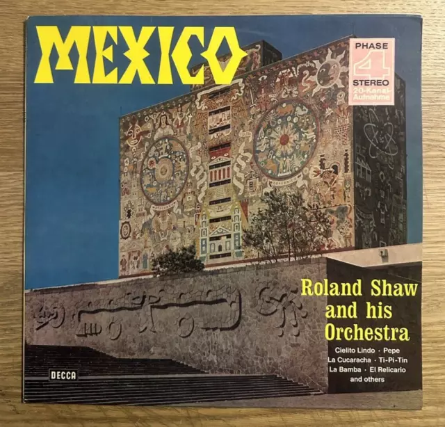 LP - Roland Shaw And His Orchestra – Mexico -Jazz, Latin - 1968