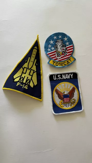 USA US-Army Navy Patch Aufnäher F-14, U.S.NAVY, TOMCAT (D 75mm) selten