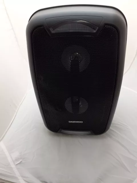 Daewoo LED Bluetooth Party Speaker 6W AVS1356 Great for Home Parties  - Black