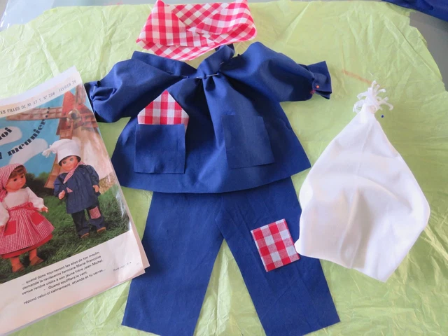 Kit Vêtement Poupée Modes Et Travaux – Juin 2024 – Pour Poupée 40 Cm – Tissu Français