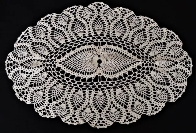 Doily Oval Choose Hook Vintage Cotton