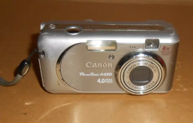 Fotocamera digitale  Canon power shot A430 silver + SD 256Mb -Funzionante