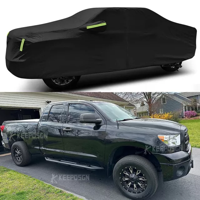 Pickup Truck Car Cover Waterproof Sun Snow Dust UV Protector For Toyota Tundra