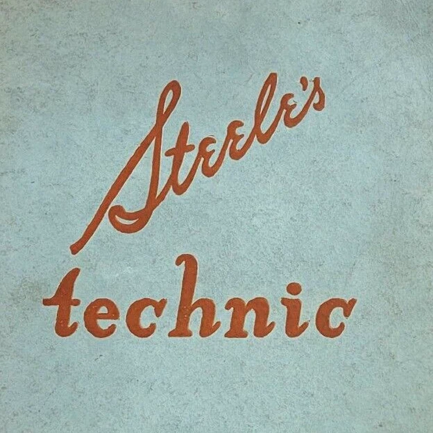 1929 Columbus Dental Manufacturing Steele's Technic Booklet Crown Bridge Work