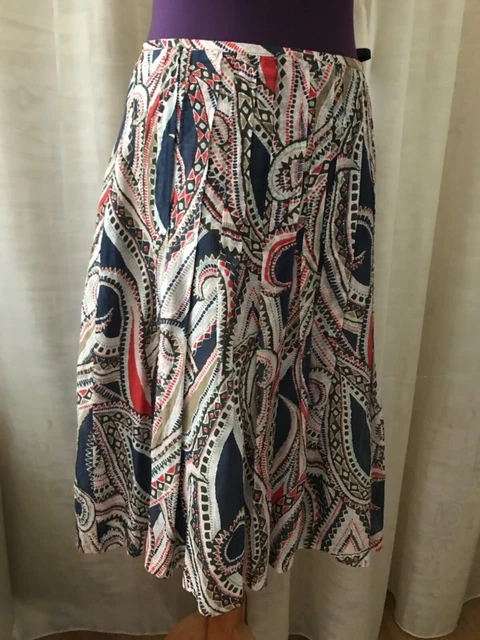 Jupe Midi Zara En Coton Gabardine Beige - Taille 38 (S) - Style A-Line - ZW Collection - Neuf Avec étiquettes