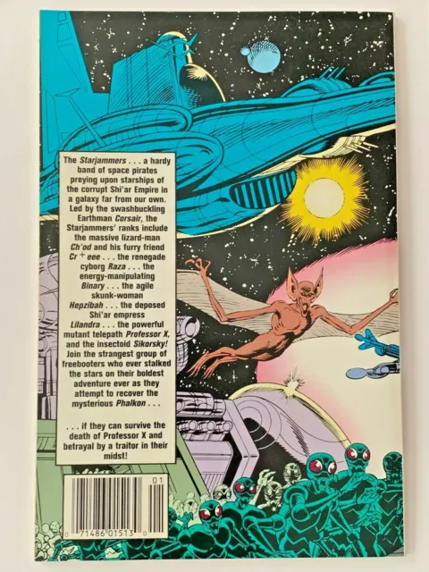 Graphic Novel X-MEN Spotlight STARJAMMERS #1 Marvel Comics 1990 1st Printing NM+ 2
