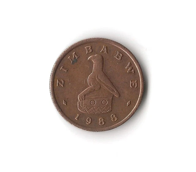 1988 Zimbabwe - 1 Cent - 648 - Bronze - 3g