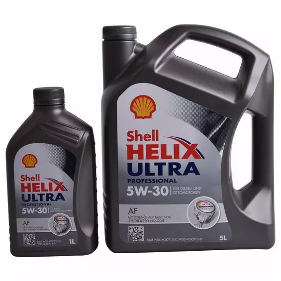 6 Liter 5W-30 Motoröl Shell Helix Ultra Professional AF für FORD LAND ROVER JAGU
