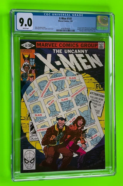Uncanny X-Men #141 (Marvel 1981) CGC 9.0 VF/NM Days of Future Past WHITE pgs KEY
