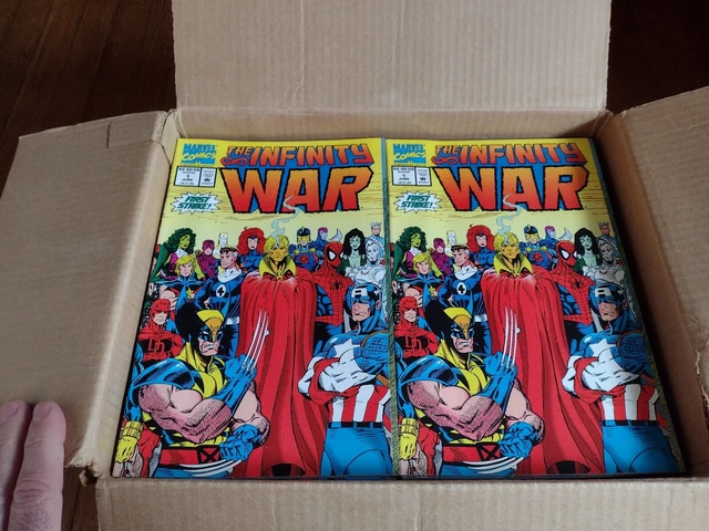 40 COPIES of INFINITY WAR # 1  - MARVEL COMICS 1992 UNCIRCULATED BACK STOCK NM+