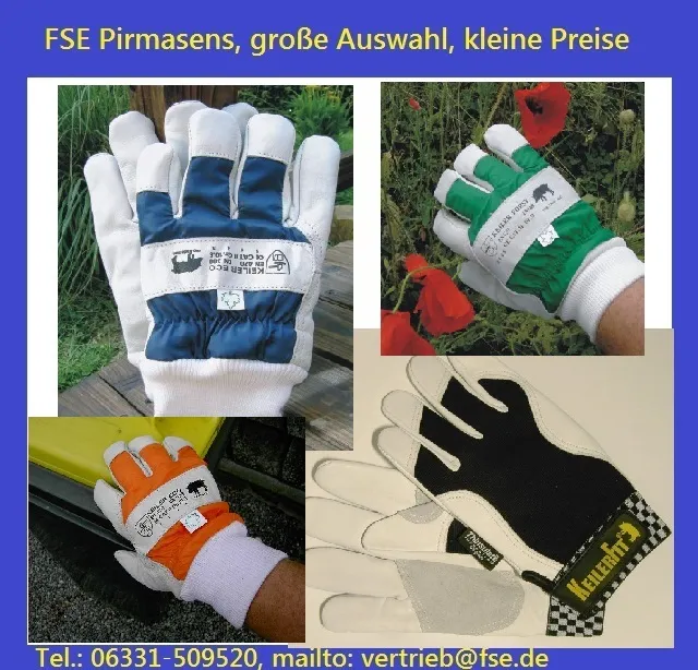 4 x  Keiler-Forst Handschuhe, 4 verschiedene Modelle Gr. 10,5, frachtfrei
