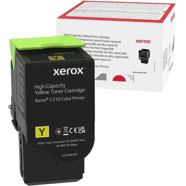Xerox Original High Yield Laser Toner Cartridge Single Pack Yellow 006R04367