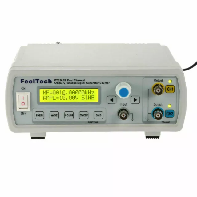 New 24MHz Signal Generator Dual-channel Arbitrary Waveform DDS Function FY3200S