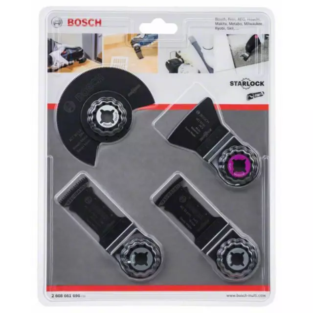 Kit di accessori per multiutensile 4 parti Bosch Accessories GOP-Zubehör 2