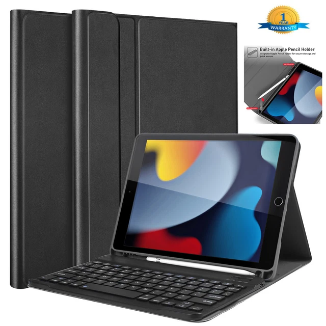 FOR APPLE IPAD 9th Generation 10.2 inch 2021 Keyboard Case Stand Folio