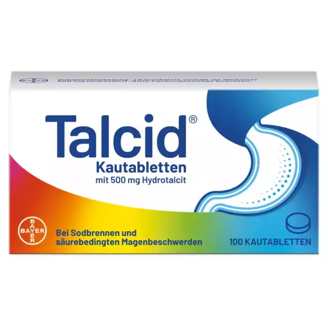 TALCID Kautabletten 100 St Kautabletten