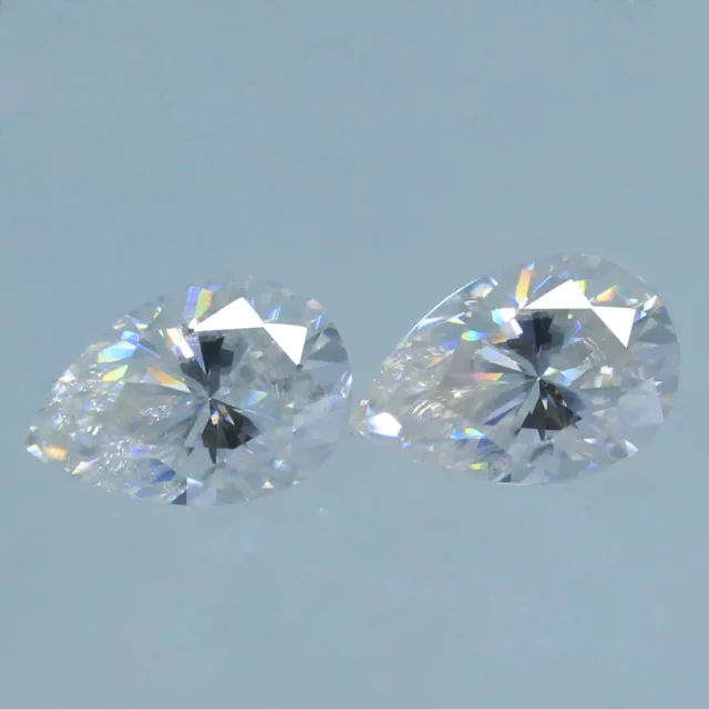 Carats 1.30 CT De Couleur VVS1 Clarté Brillant Coupe Diamant Blanc 7x5 MM Poire 3