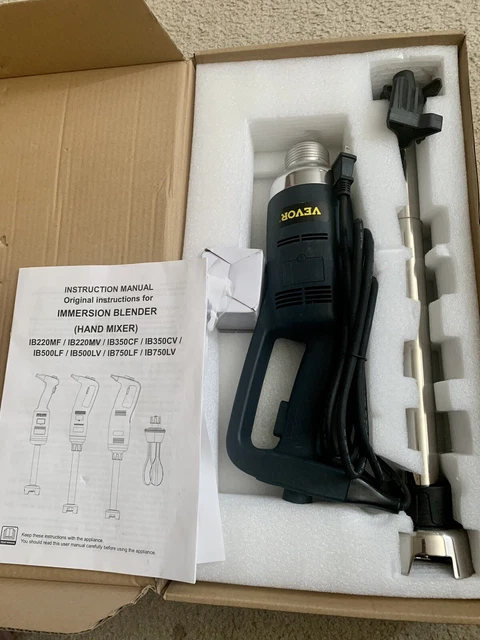 VEVOR  Immersion Blender Volt 110V-60Hz Speed 16000rpm Stick Length 500MM