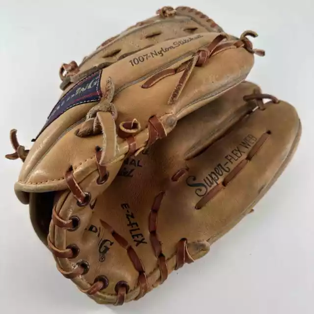 Spalding Baseball Glove Mel Stottlemyre 42-3251 RHT Vintage Professional Model 2
