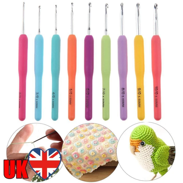 3 Ganci Per Maglia Curvi - Set Per Principianti Con 3 Misure Colorate Per Lavorare A Maglia - Foto 5