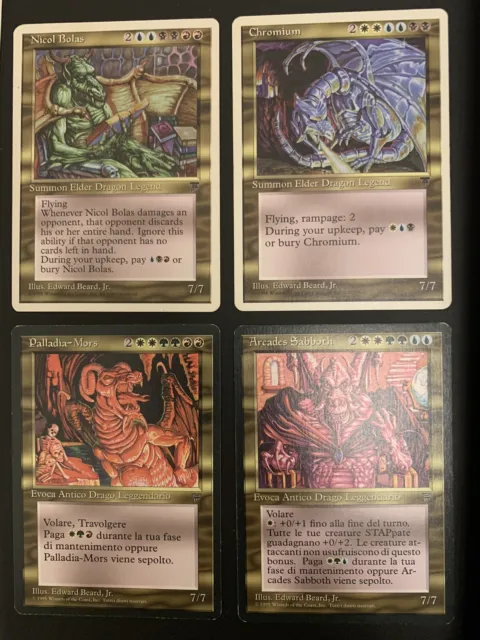 Mtg Magic Lotto Set Draghi Leggendari Legends