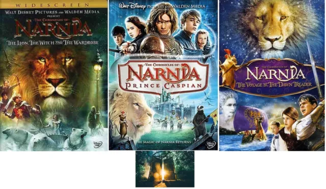 The Chronicles of Narnia Trilogy 1 2 3 (3 DVD SET, WS) New