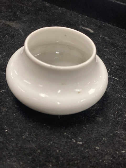 Chinese small white glazed water coupe 2.75 inches diameter