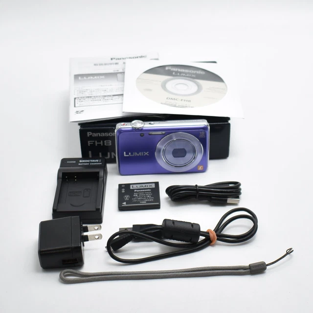 USED]PANASONIC LUMIX DMC-FH8 Compact Digital Camera violet