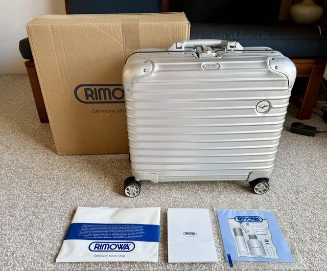 RIMOWA TOPAZ LUFTHANSA Pilot Case Aluminum 29L $1,244.42