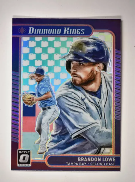 2021 Donruss Optic Diamond Kings Base Crisis #1 Brandon Lowe - Tampa Bay Rays