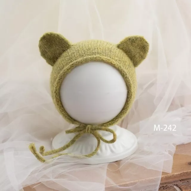 Baby Cute Ear Knitting Hat Handmade Crochet Beanies Photography