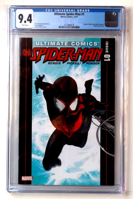 2011 Ultimate Comics All-New Spider-Man #1 2Nd Appearance Miles Morales Cgc 9.4