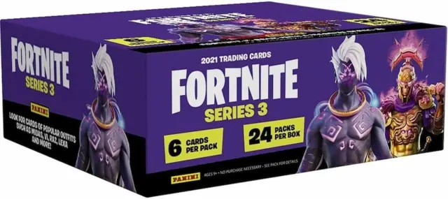 Fortnite Series 3 Trading Cards Hobby Box Panini 2021
