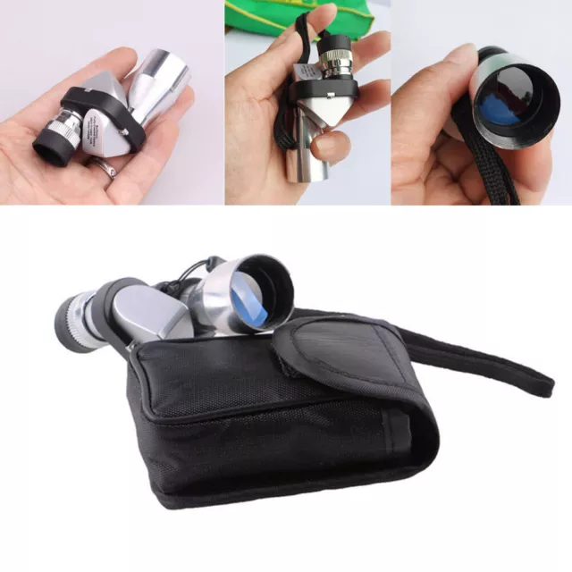 Mini Pocket  Corner Optical Monocular Telescope Eyepiece 8x20 HD for Outdoor