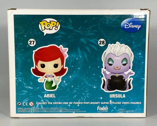 Disney Funko Ariel & Ursula 2pack (Metallic) - SDCC Exclusive 480pcs 3