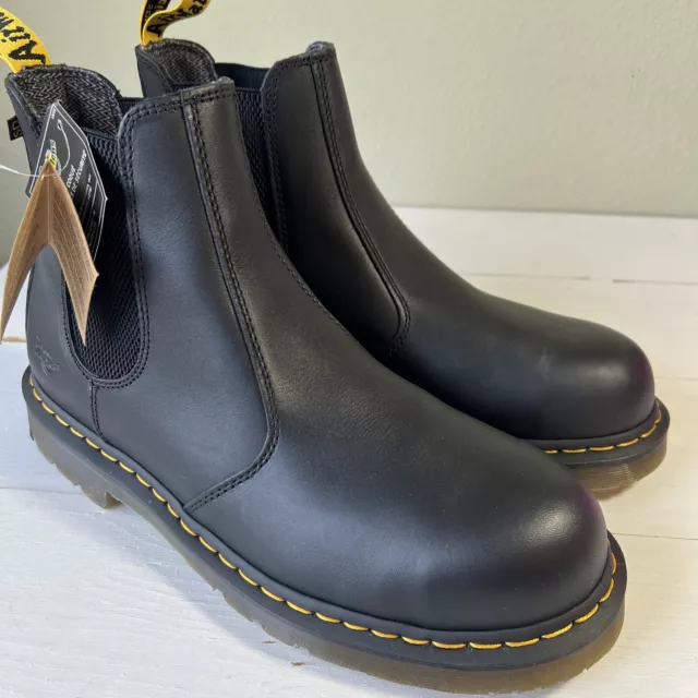 DR MARTENS FELLSIDE Chelsea Work Boots Mens Sz 14M Black Steel Toe