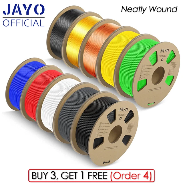JAYO 1.75MM PLA+ SILK ABS PETG PLA 1KG 3D Printer Filament 250/500G