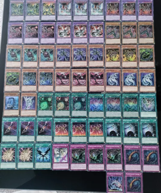 YU-GI-OH Cyber Finsternis Deck Cyber Drache Deck Core  SDCS Deutsch 65karten